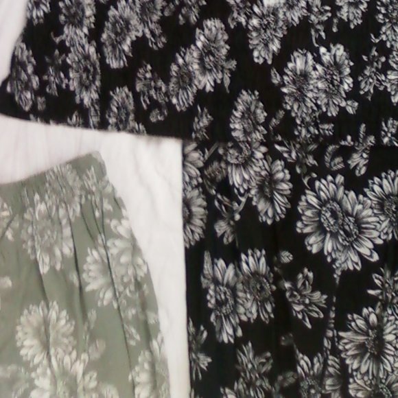 top/crop pants set..SAGE/WHITE - Picture 3 of 4